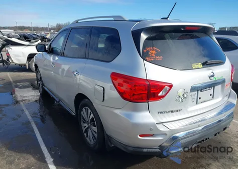 2017 Nissan Pathfinder Sl из США, поврежденный, VIN 5N1DR2MN0HC633483